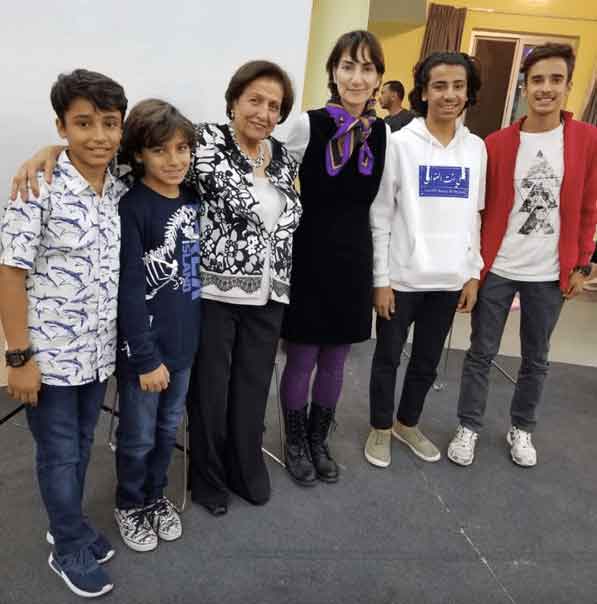    نظمت مؤسسة تامر إطلاق "الفتاة البنفسجية" بحضور بطلة القصة. 